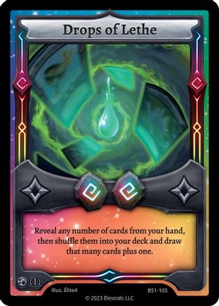 Image of Drops of Lethe (BS1-105) - Base Set First Edition