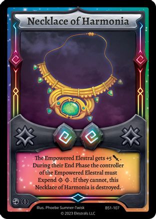 Image of Necklace of Harmonia (BS1-107) - Base Set First Edition