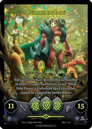 Image of Centaurbor (Full Art) (BS1-113) - Base Set First Edition Holo