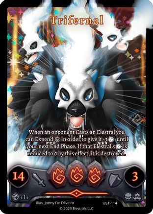 Image of Trifernal (Full Art) (BS1-114) - Base Set First Edition Holo