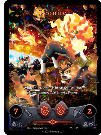 Image of Leonite (Full Art) (BS1-115) - Base Set First Edition Holo