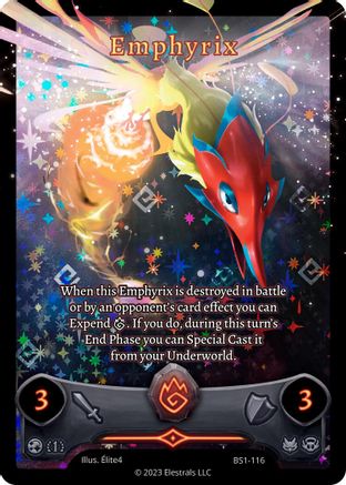 Image of Emphyrix (Full Art) (BS1-116) - Base Set First Edition Holo