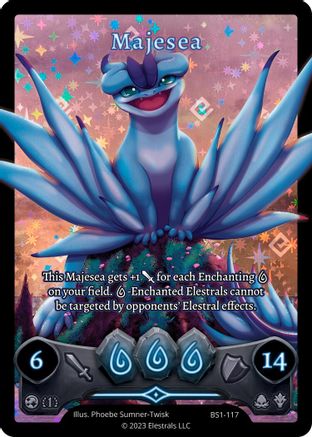 Image of Majesea (Full Art) (BS1-117) - Base Set First Edition Holo