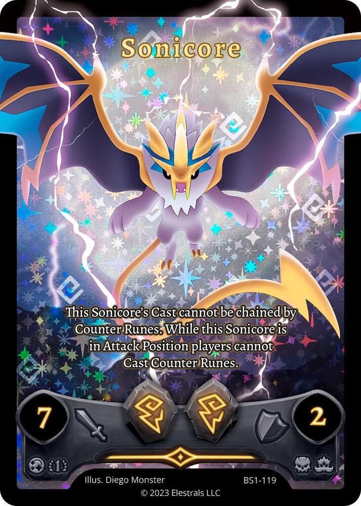 Image of Sonicore (Full Art) - Base Set [First Edition] (BS1)