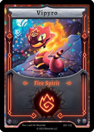 Image of Vipyro (Alternative Art) (BS1-122) - Base Set First Edition Holo