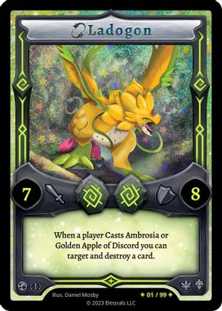 Image of Ladogon (Serialized) (/99) - Base Set First Edition Holo