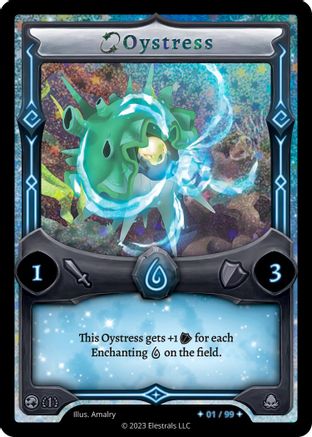 Image of Oystress (Serialized) (/99) - Base Set First Edition Holo