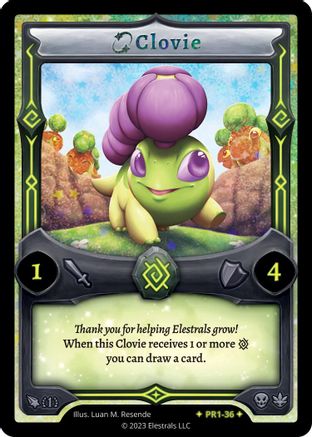 Image of Clovie (PR1-36) - Base Promos First Edition Holo
