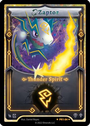 Image of Zaptor (PR1-04) - Base Promos Kickstarter Edition Holo