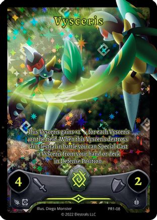 Image of Vysceris (PR1-08) - Base Promos Kickstarter Edition Holo