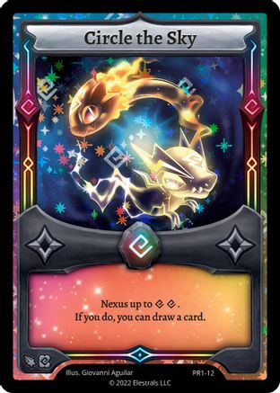 Image of Circle the Sky (PR1-12) - Base Promos Kickstarter Edition Holo
