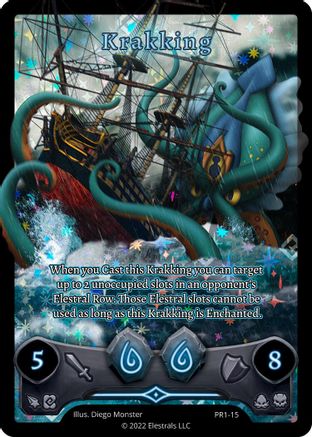 Image of Krakking (PR1-15) - Base Promos Kickstarter Edition Holo