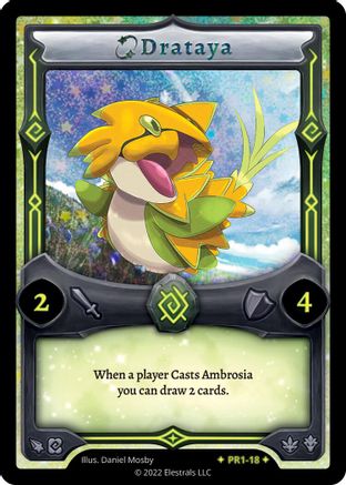 Image of Drataya (PR1-18) - Base Promos Kickstarter Edition Holo