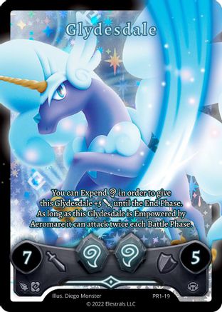 Image of Glydesdale (PR1-19) - Base Promos Kickstarter Edition Holo