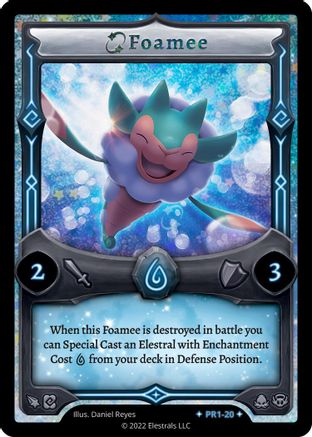 Image of Foamee (PR1-20) - Base Promos Kickstarter Edition Holo