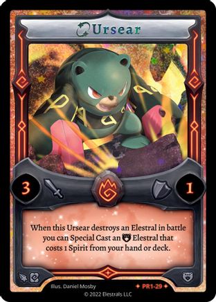 Image of Ursear (PR1-29) - Base Promos Kickstarter Edition Holo