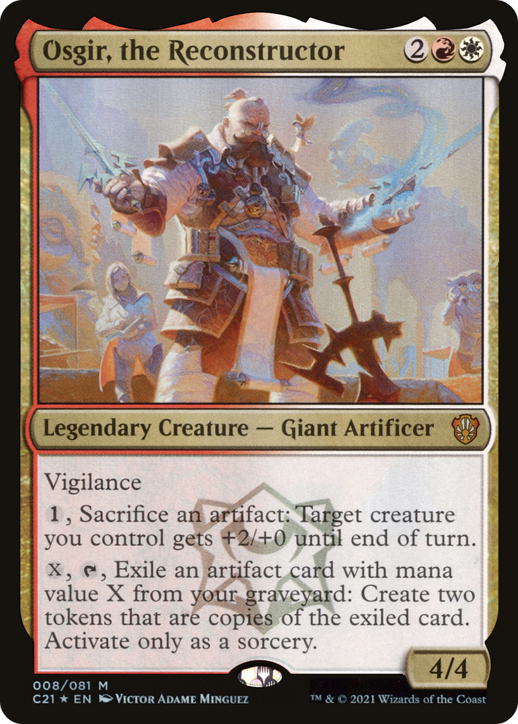Image of Osgir, the Reconstructor (C21-008) - Commander 2021 Foil