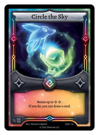 Image of Circle the Sky (SD01-15) - Centaurbor Starter Deck Kickstarter Edition