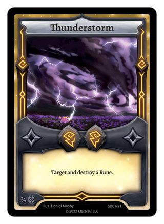 Image of Thunderstorm (SD01-21) - Centaurbor Starter Deck Kickstarter Edition