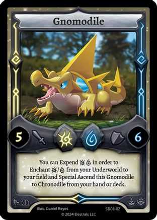 Image of Gnomodile (SD08-02) - Chronodile Starter Deck First Edition