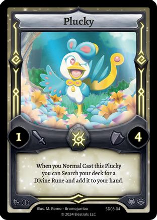 Image of Plucky (SD08-04) - Chronodile Starter Deck First Edition