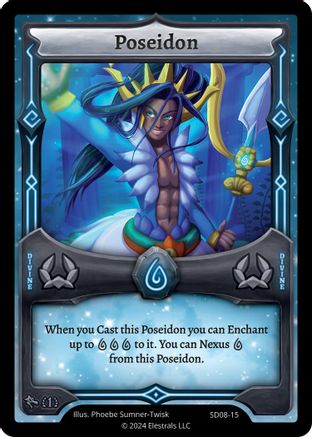 Image of Poseidon (SD08-15) - Chronodile Starter Deck First Edition