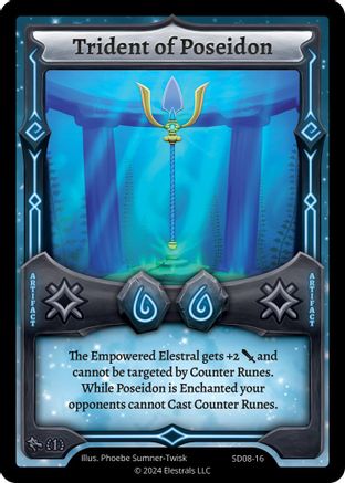 Image of Trident of Poseidon (SD08-16) - Chronodile Starter Deck First Edition