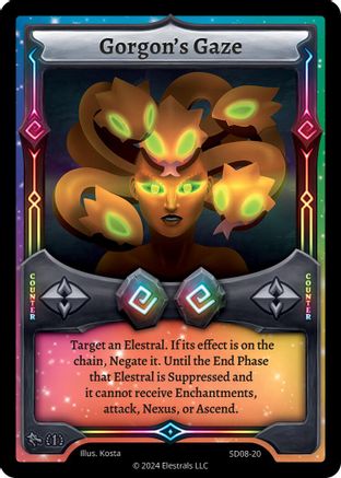 Image of Gorgon's Gaze (SD08-20) - Chronodile Starter Deck First Edition