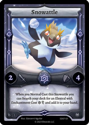 Image of Snowattle (SD07-01) - Emperowatt Starter Deck First Edition