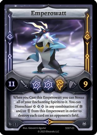 Image of Emperowatt (SD07-03) - Emperowatt Starter Deck First Edition Holo