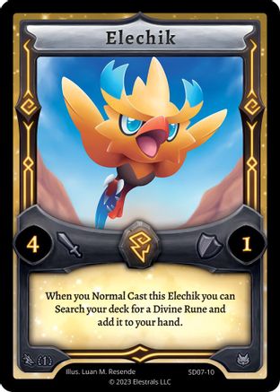 Image of Elechik (SD07-10) - Emperowatt Starter Deck First Edition
