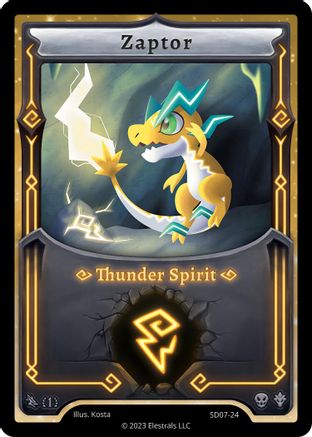 Image of Zaptor (SD07-24) - Emperowatt Starter Deck First Edition