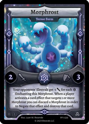 Image of Morphrost - Terror Form (FF1-026) - Frostfall First Edition Holo