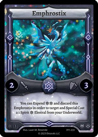 Image of Emphrostix (FF1-031) - Frostfall First Edition Holo