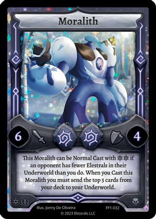 Image of Moralith (FF1-032) - Frostfall First Edition Holo