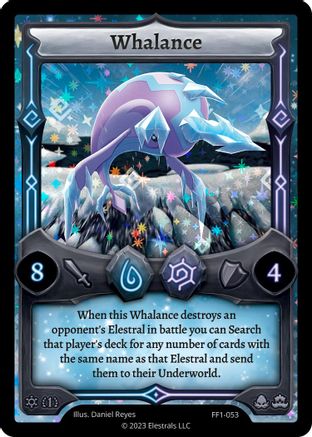 Image of Whalance (FF1-053) - Frostfall First Edition Holo
