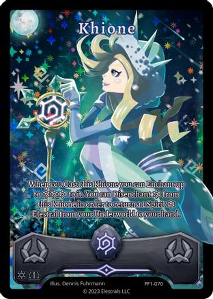 Image of Khione (FF1-070) - Frostfall First Edition Holo