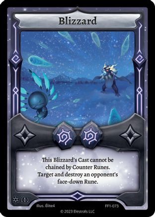 Image of Blizzard (FF1-073) - Frostfall First Edition