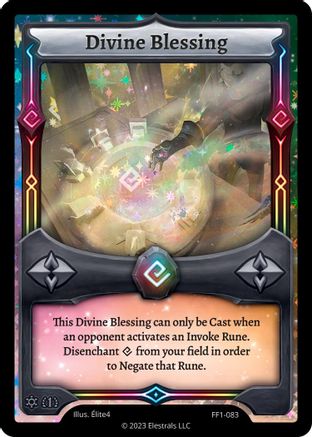 Image of Divine Blessing (FF1-083) - Frostfall First Edition Holo