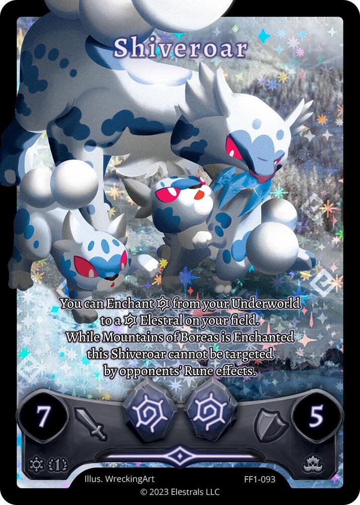 Image of Shiveroar (Full Art) - Frostfall [First Edition] (FF1) HP