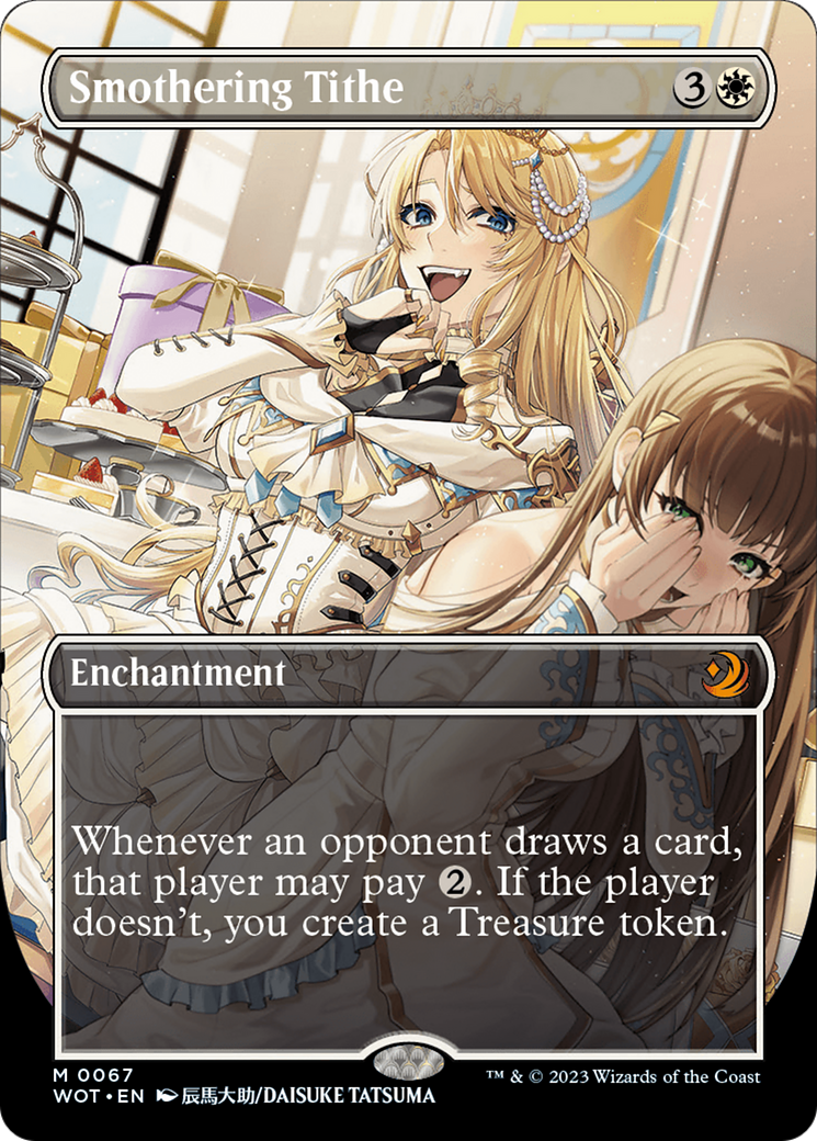 Image of Smothering Tithe (Anime Borderless) (WOT-067) - Wilds of Eldraine: Enchanting Tales (Borderless)