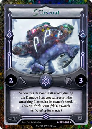 Image of Urscoat  (Stellar) (FF1-104) - Frostfall First Edition Reverse Holo