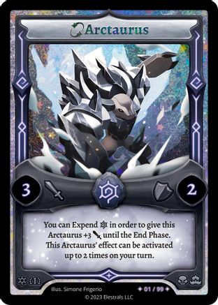 Image of Arctaurus (Serialized) (/99) - Frostfall First Edition Holo