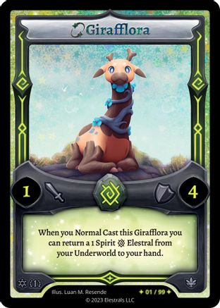 Image of Girafflora (Serialized) (/99) - Frostfall First Edition Holo