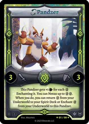 Image of Pandzer (Serialized) (/99) - Frostfall First Edition Holo