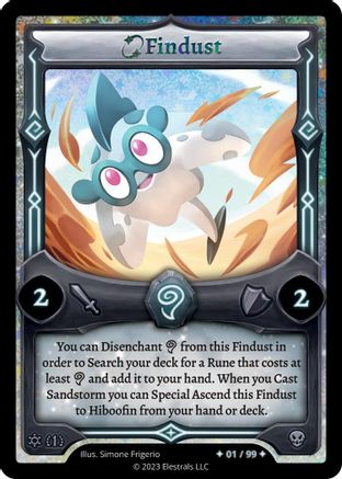 Image of Findust (Serialized) (/99) - Frostfall First Edition Holo