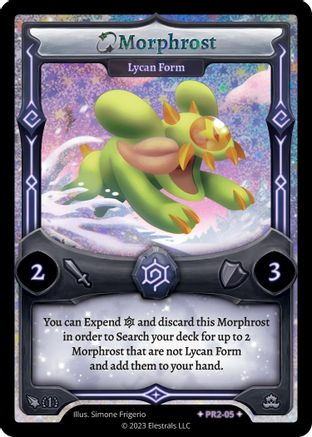 Image of Morphrost - Lycan Form (PR2-05) - Frostfall Promos Holo