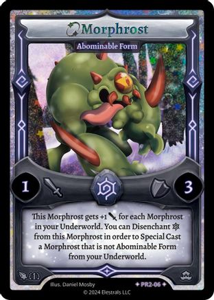Image of Morphrost - Abominable Form (PR2-06) - Frostfall Promos Holo