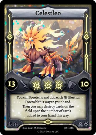Image of Celestleo (DB1-018) - Daybreak First Edition Holo