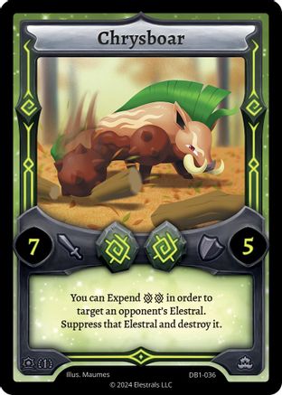 Image of Chrysboar (DB1-036) - Daybreak First Edition